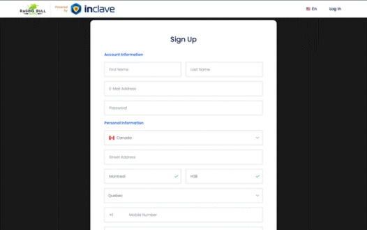 Inclave Sign Up